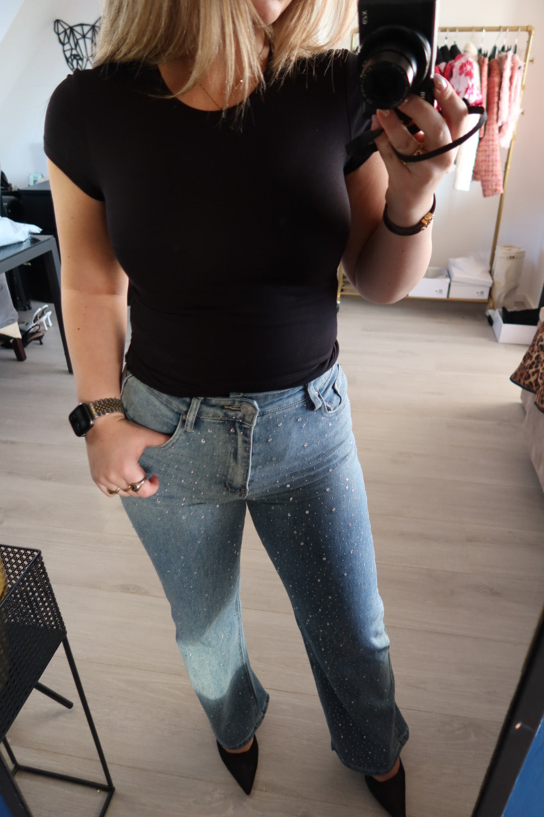 Essential Basic Top – Zwart