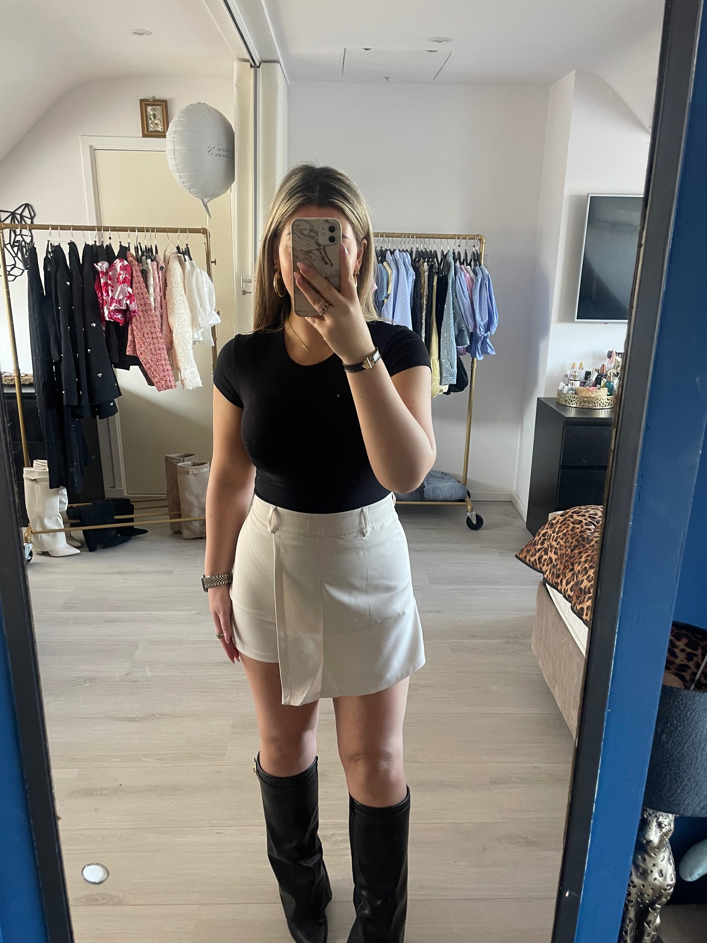 Beige Skort