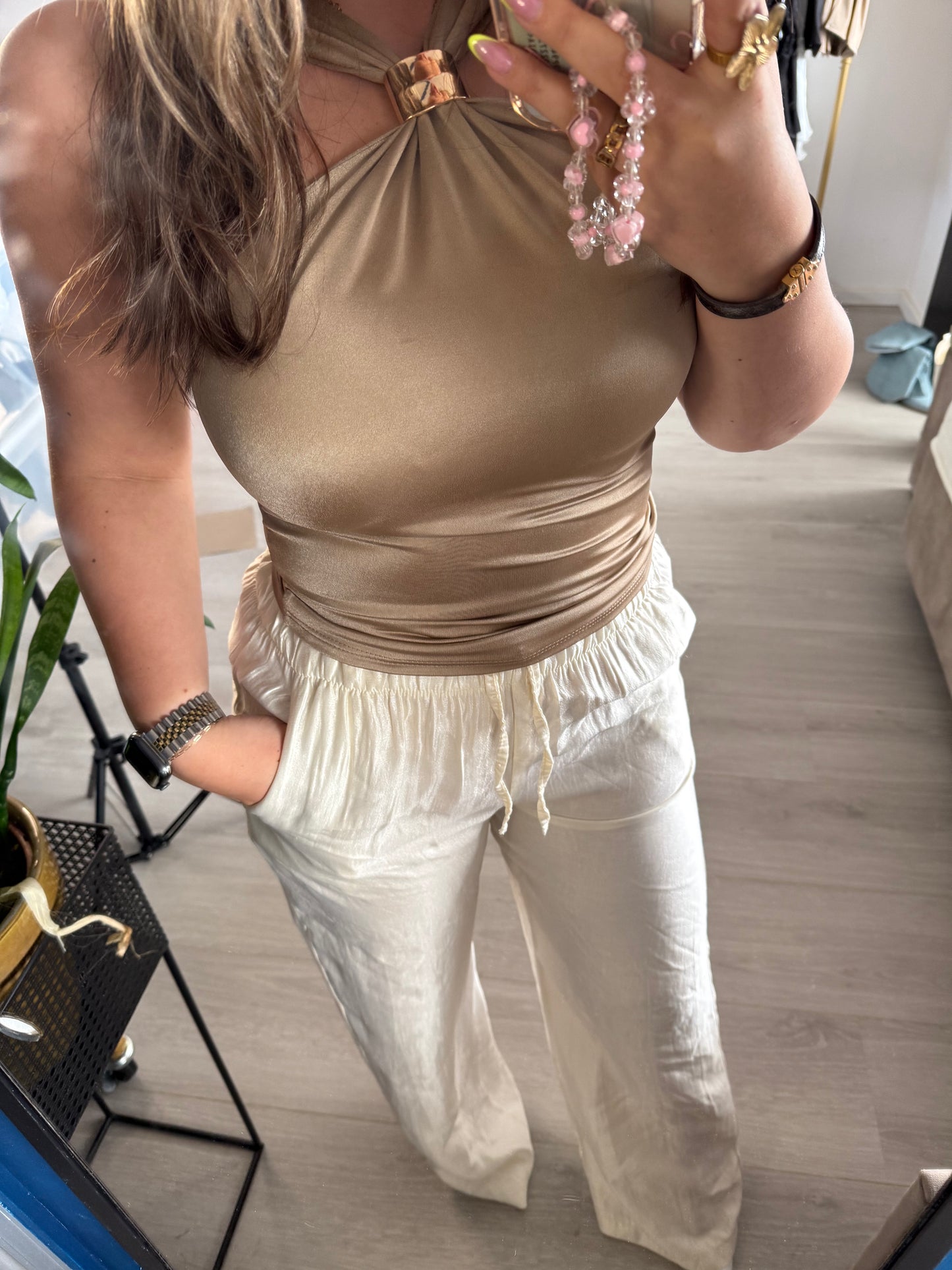 Glow Me Up Top - Bronze