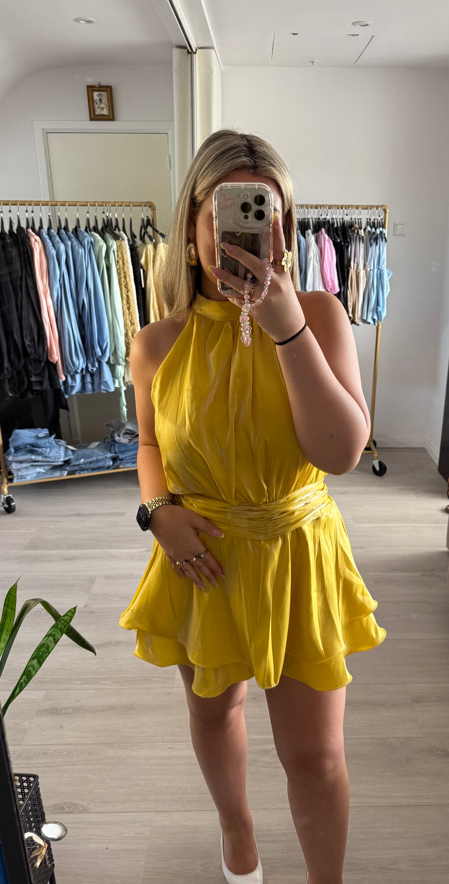 Ruffle Me Up Playsuit - Geel