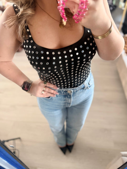 Chérie Studs Body — Black