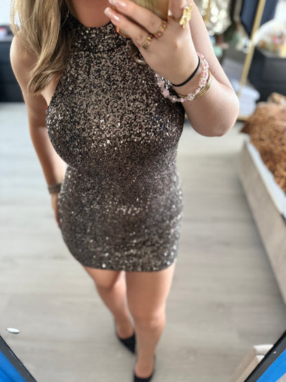 Midnight Glow Dress - Zilver