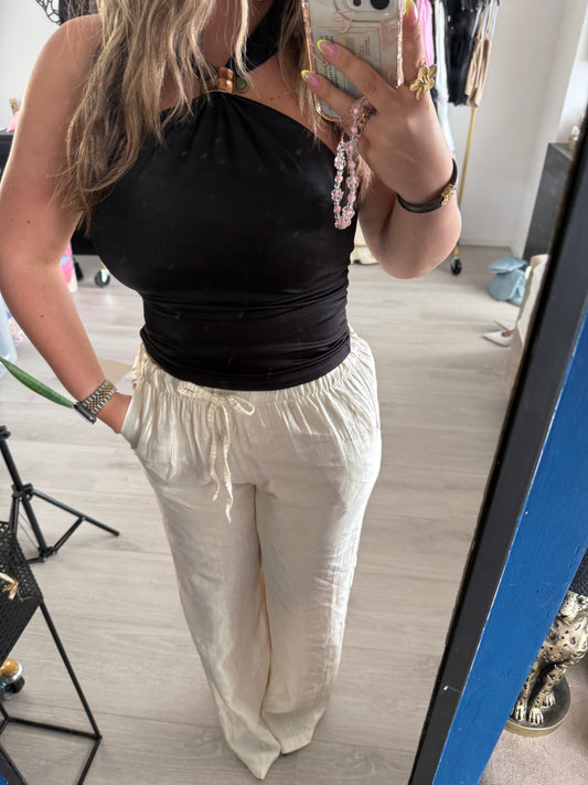 Glow Me Up Top - Zwart