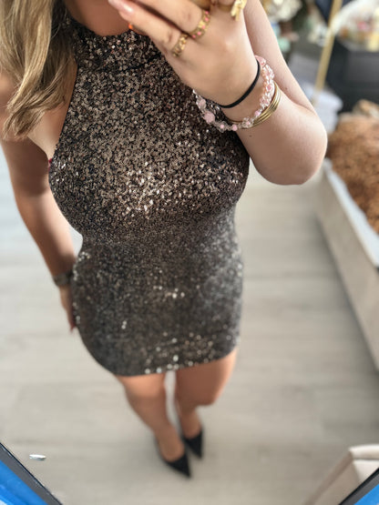 Midnight Glow Dress - Zilver