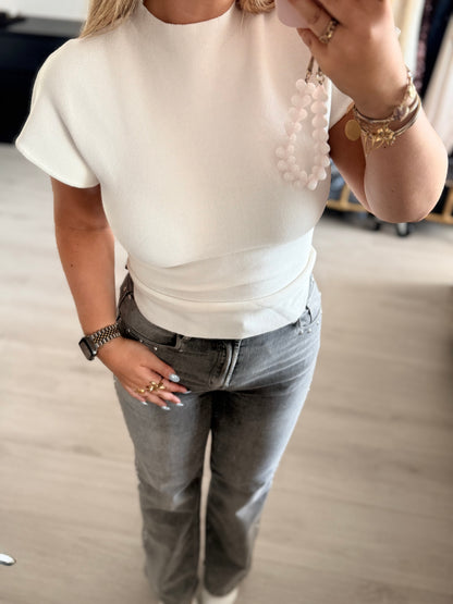Paris Top - Wit/Ecru