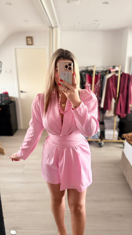 Chérie Playsuit - Roze
