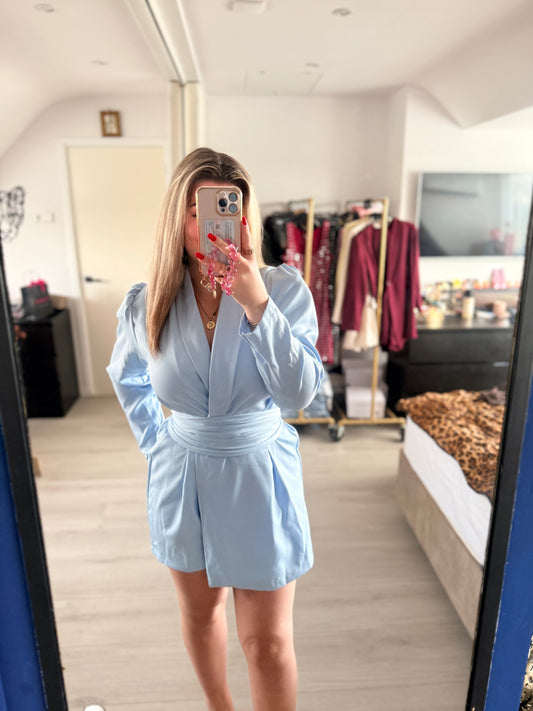 Chérie Playsuit - Lichtblauw