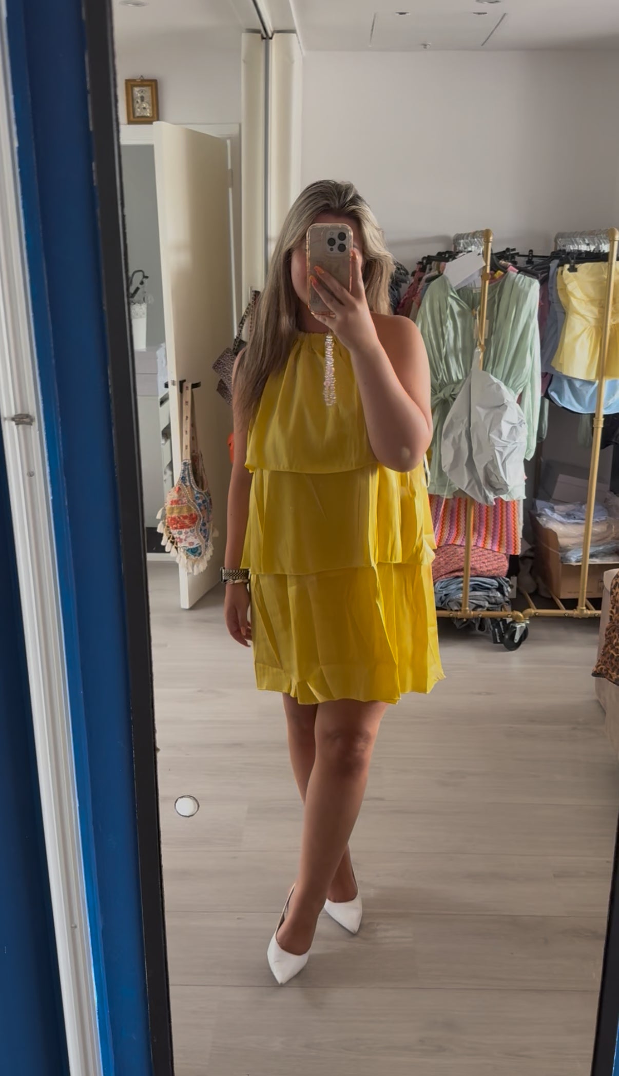 Glow Dress - Geel