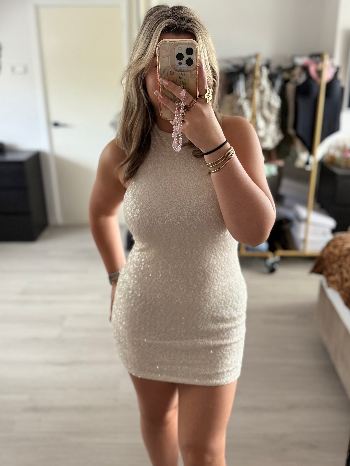 Midnight Glow Dress - Wit