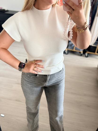 Paris Top - Wit/Ecru