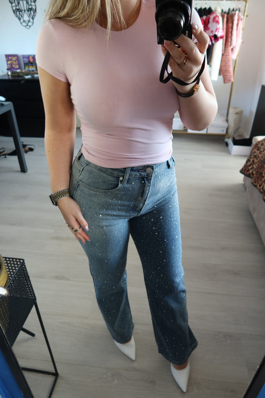 Podstawowy top Essential Basic - różowy