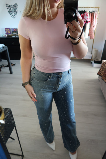 Podstawowy top Essential Basic - różowy
