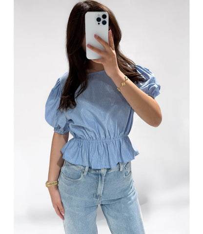 Summer Glow Top - Lichtblauw